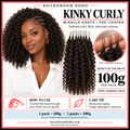 Kinky Curly Human Hair – 100G