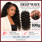 Deep Wave  Human Hair - Pre Looped - 100G