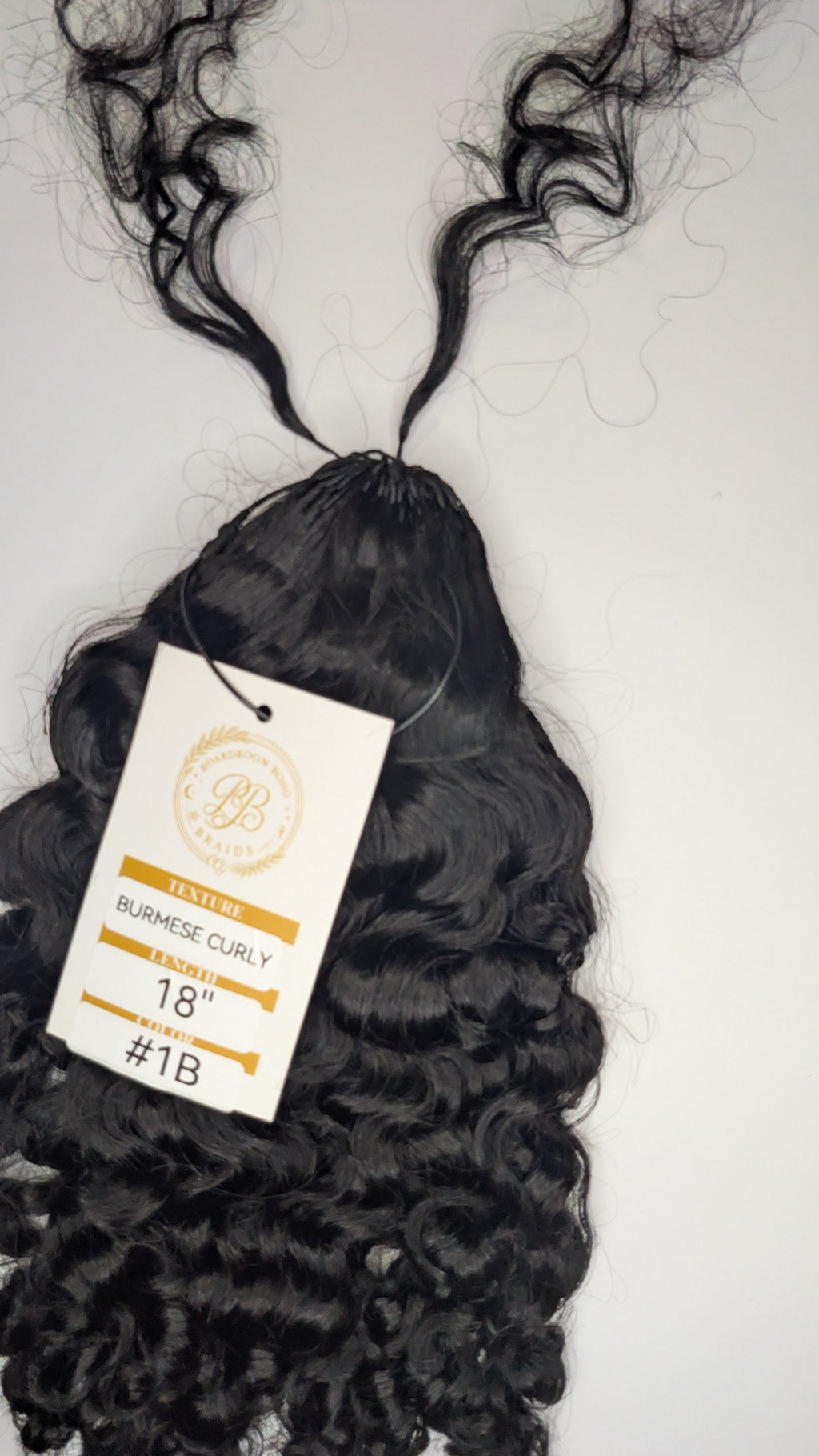 Burmese Curly Human Hair – 100G
