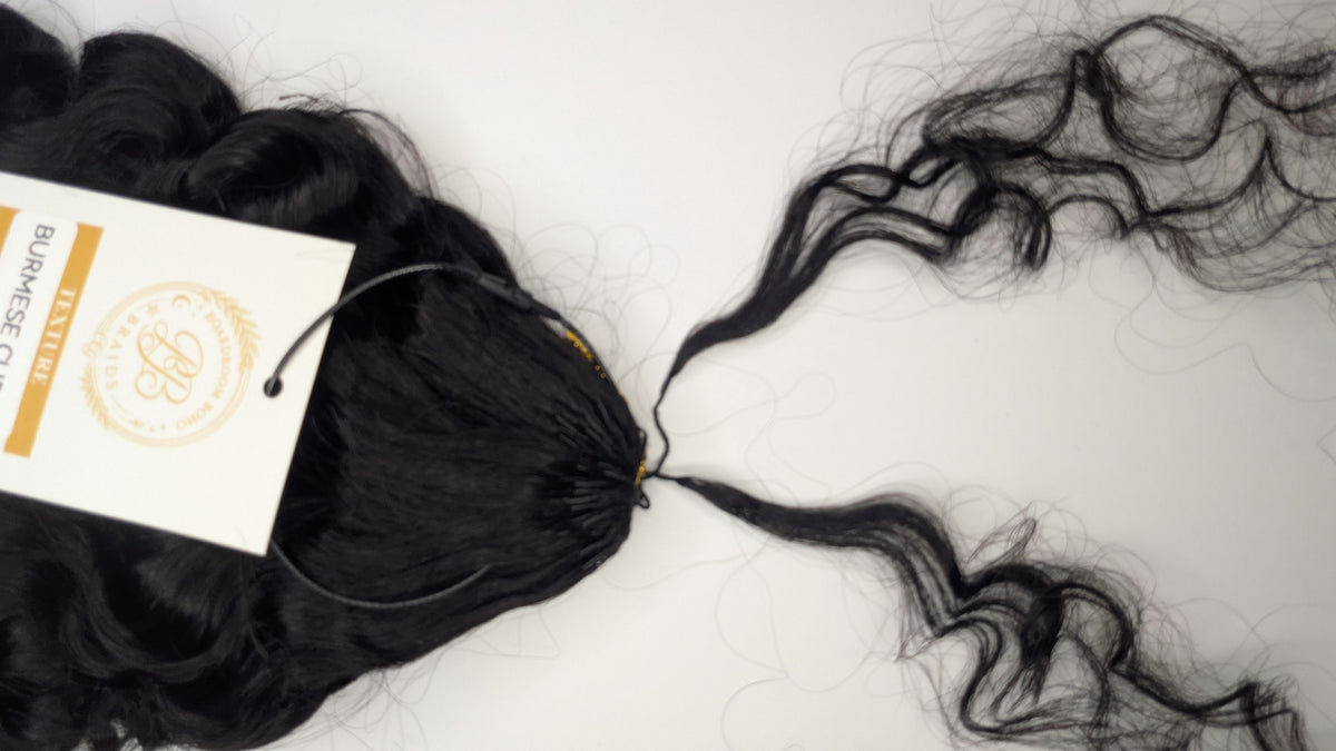 Burmese Curly Human Hair – 100G