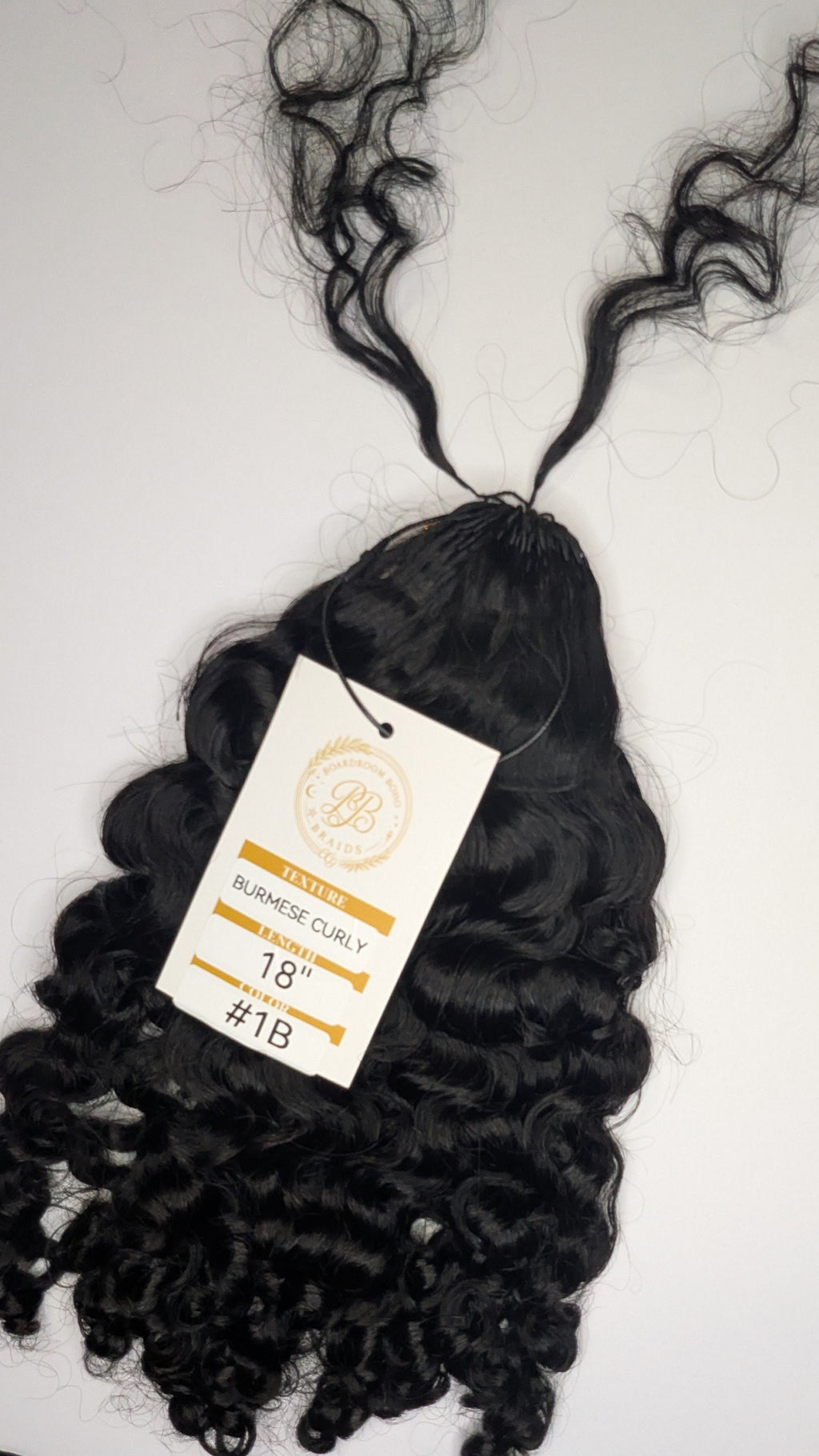 Burmese Curly Human Hair – 100G