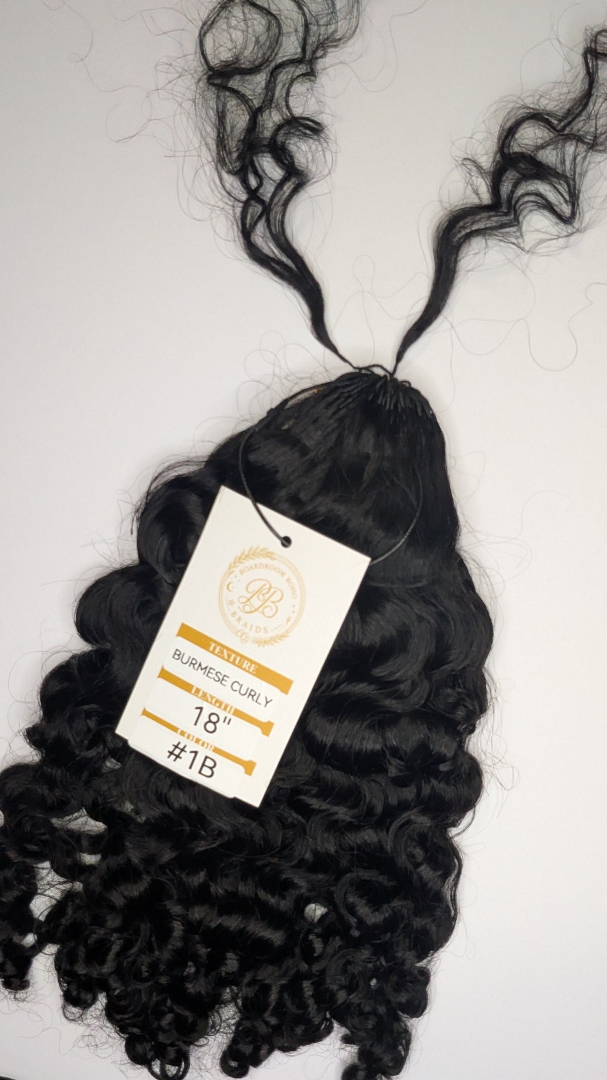 Burmese Curly Human Hair – 100G