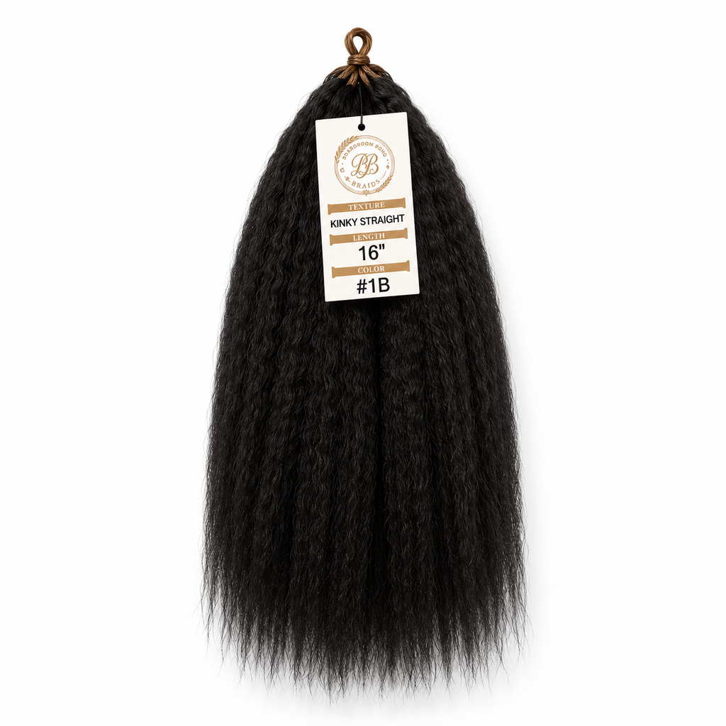 Kinky Straight Human Hair – Pre-Looped Miracle Knots – 100G