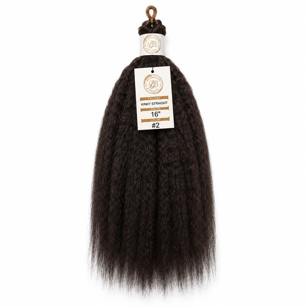 Kinky Straight Human Hair – Pre-Looped Miracle Knots – 100G