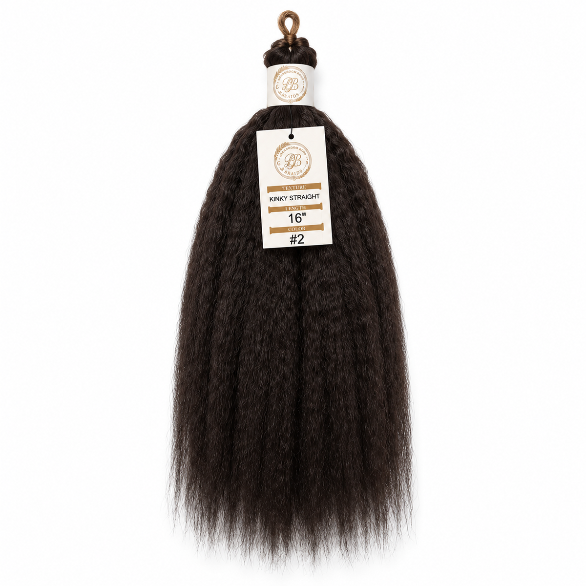 Kinky Straight Human Hair – Pre-Looped Miracle Knots – 100G