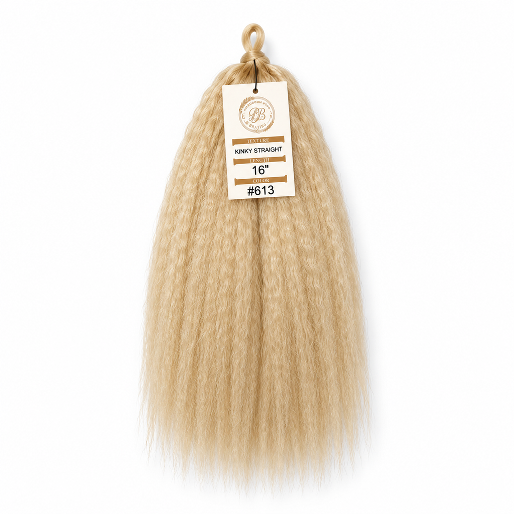 Kinky Straight Human Hair – Pre-Looped Miracle Knots – 100G