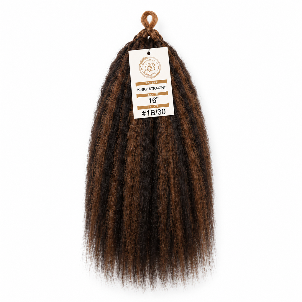 Kinky Straight Human Hair – Pre-Looped Miracle Knots – 100G