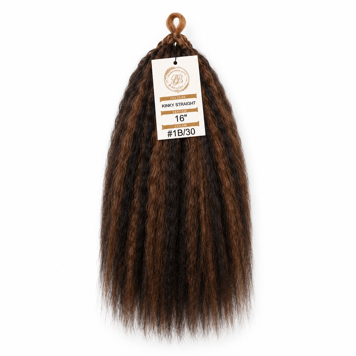 Kinky Straight Human Hair – Pre-Looped Miracle Knots – 100G