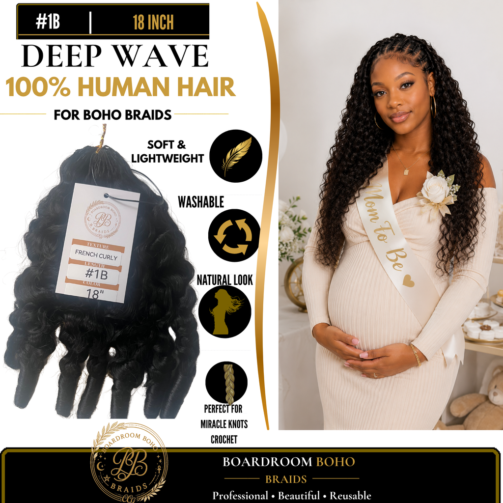 French Curly Human Hair – 100G